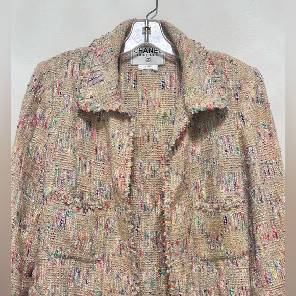 🛑 SALE CHANEL vintage jacket stunning very good condition 42 FR like small - Picture 3 of 14